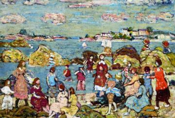 The Seashore Artwork by Maurice Prendergast