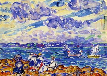 St. Malo Artwork by Maurice Prendergast