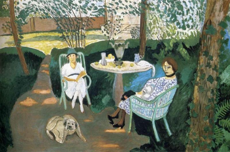 Tea In The Garden Artwork by Henri Matisse