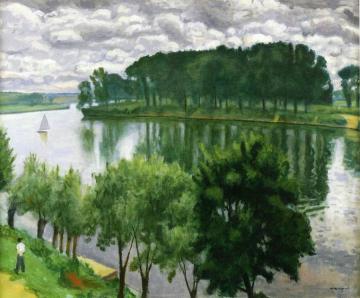 The Seine at La Frette Artwork by Albert Marquet