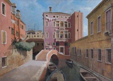 Palazzo San Boldo, Venice Artwork by John Arthur Malcolm Aldridge