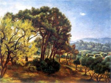 Landscape at La Ciotat Artwork by Jozef Pankiewicz