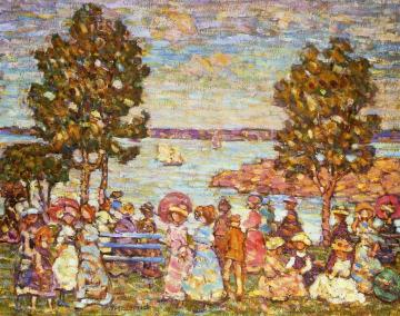 The Holiday Artwork by Maurice Prendergast