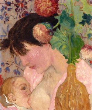 Mother And Child Artwork by Aristide Maillol