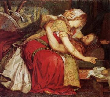 Tristram's Death Artwork by Marianne Stokes