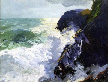Sun and Spray Artwork by George Wesley Bellows