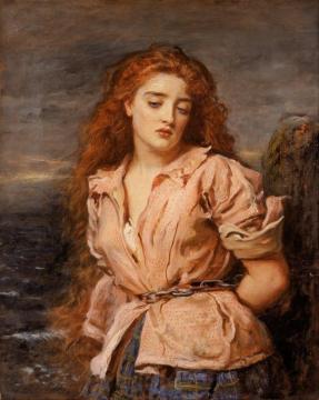 The Matyr of the Solway Artwork by Sir John Everett Millais