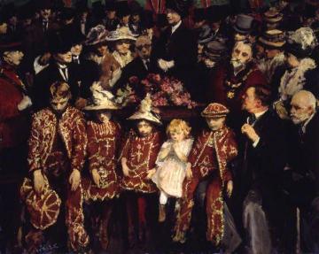 The Donkey Show Artwork by Jacques Emile Blanche