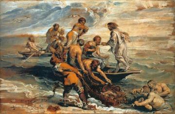 The Miraculous Draught Of Fishes Artwork by Peter Paul Rubens