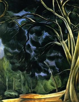 Tree Trunks Artwork by Andre Derain