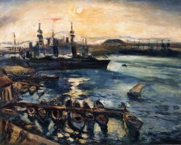 Toulon Harbor Artwork by Emile-othon Friesz