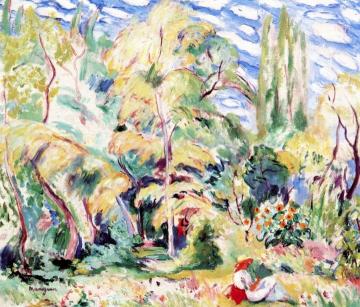 In the Woods at Colombier Artwork by Henri Manguin