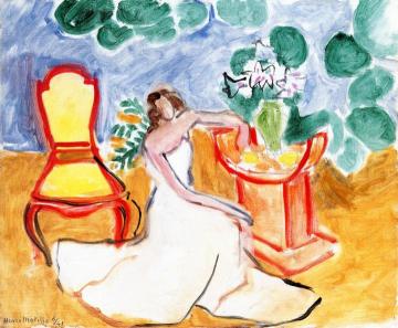 Girl In A White Dress Artwork by Henri Matisse