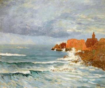 The Red Rocks Artwork by Maxime Maufra