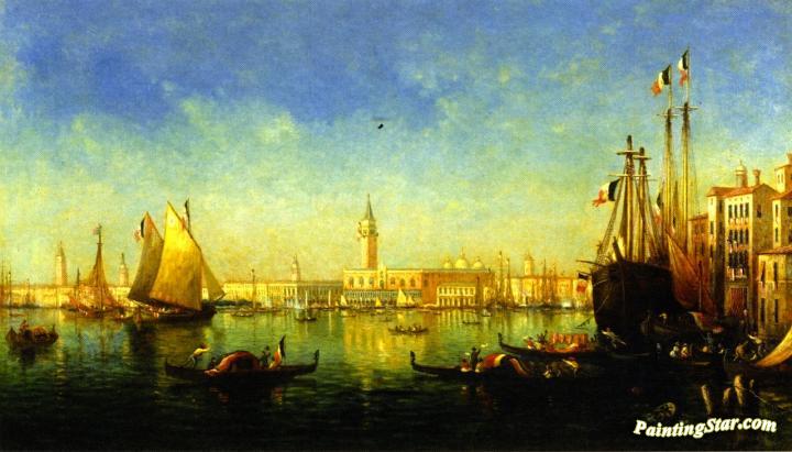 Venice in Tricolors Artwork by Christopher Pearse Cranch