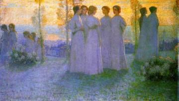 Sunday Artwork by Henri Le Sidaner