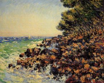 Cap Martin Artwork by Claude Oscar Monet