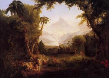 The Garden of Eden Artwork by Thomas Cole