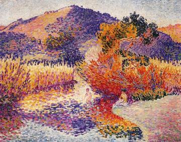 River in Saint-cir Artwork by Henri Edmond Cross