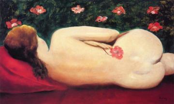 Reclining Female Nude Artwork by Moise Kisling