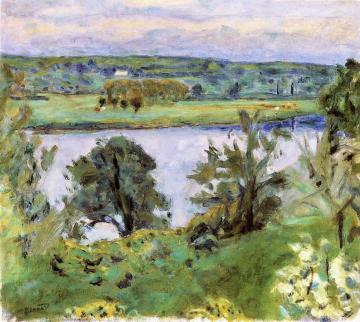 The Seine at Vernon Artwork by Pierre Bonnard