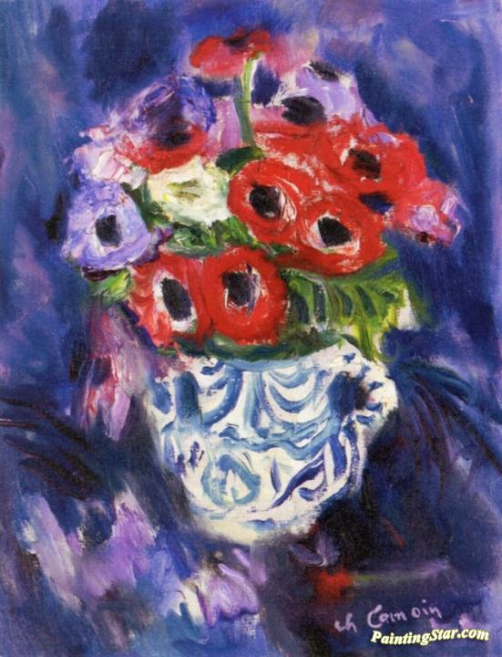 Vase of Flowers Artwork by Charles Camoin