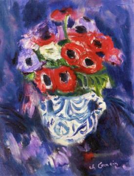 Vase of Flowers Artwork by Charles Camoin