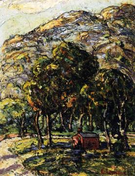 The Red House, Colorado Artwork by Ernest Lawson