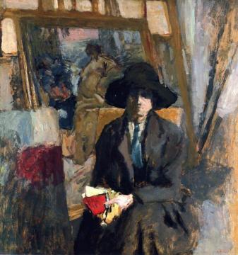 Elève At The Louvre Artwork by Edouard Vuillard