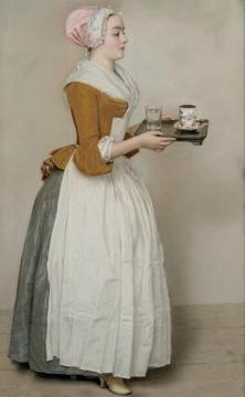 The Chocolate Girl Artwork by Jean Etienne Liotard