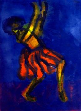 Dancer Artwork by Emil Nolde