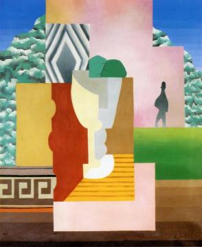 Man in a City Artwork by Leopold Survage