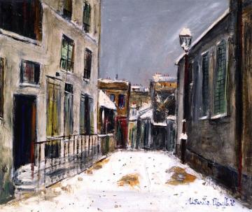 Impasse Trainée à Montmartre Artwork by Maurice Utrillo