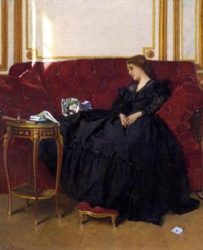 Widow Artwork by Alfred Stevens