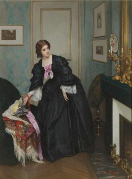Look at the time Artwork by Gustave-Leonard de Jonghe