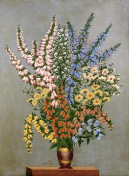 Bouquet Of Digitales Artwork by André Bauchant