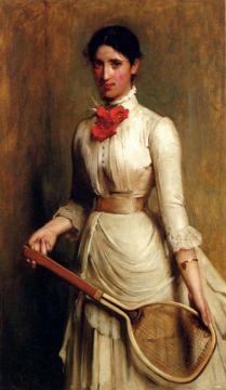 Portrait Of Artist's Sister In Law Artwork by Arthur Hacker