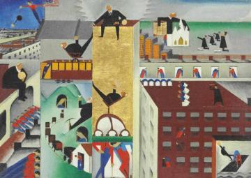 Tower Of Gold Artwork by Preston Dickinson