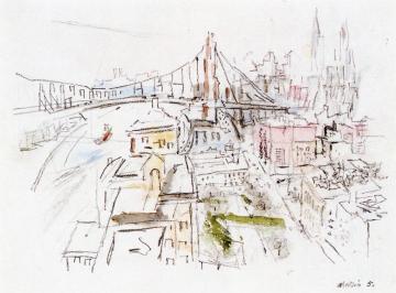 From New York Hospital Artwork by John Marin