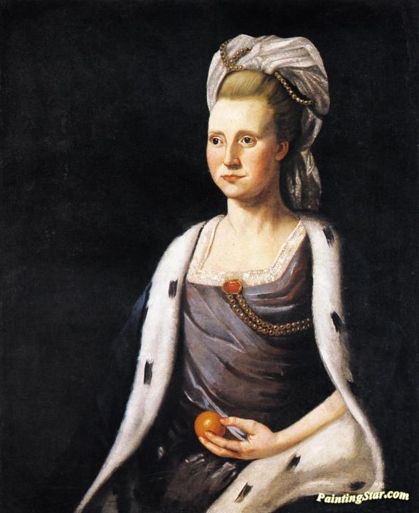 Mrs. Henry Daggett (Elizabeth Prescott) Artwork by Ralph Earl