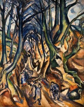 Le Chemin Creux Artwork by Emile-othon Friesz