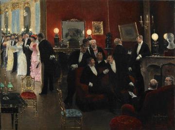 Scène de Bal Artwork by Jean Georges Beraud