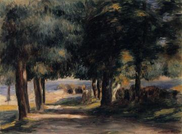 Pine Wood on the Cote d'Azur Artwork by Pierre Auguste Renoir