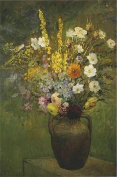 Vase of flowers Artwork by Henri Lebasque