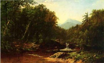 Fisherman by a Mountain Stream Artwork by Alfred Thompson Bricher