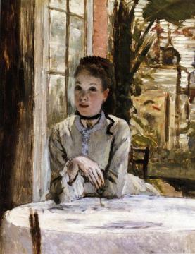 In the Conservatory Artwork by James Tissot