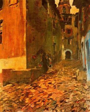 Carrer D'alforja Artwork by Joaquin Mir Trinxet
