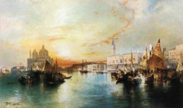 Venice from the Lagoon Artwork by Thomas Moran