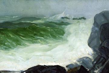 The Grey Sea Artwork by George Wesley Bellows