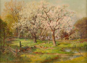 Apple Blossoms Artwork by Alois Arnegger